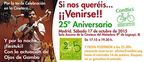 25 aniversario de Conbici