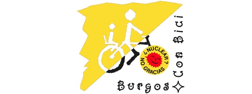 Logo Burgos Con bici nuclear no