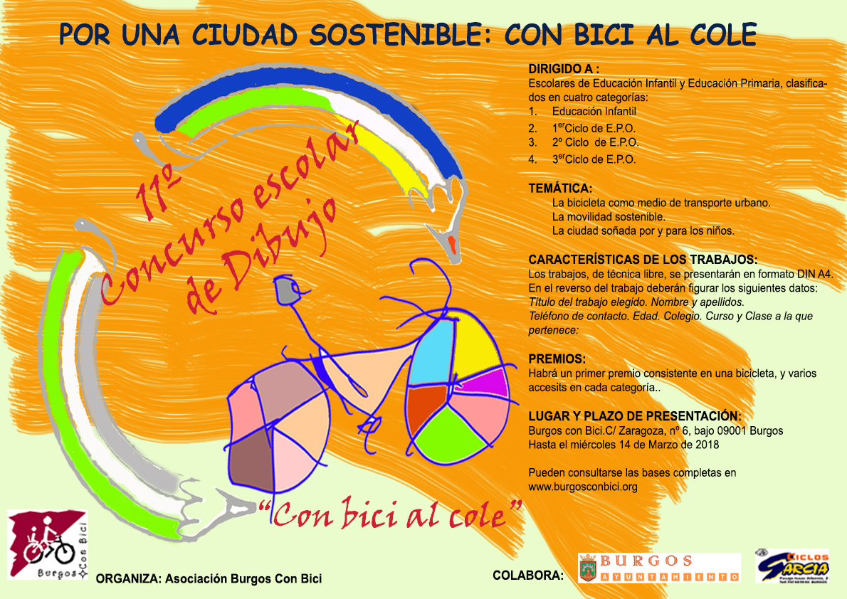 CARTEL 11º CONCURSO DE PINTURA colabora Ayto de Burgos y Garcia