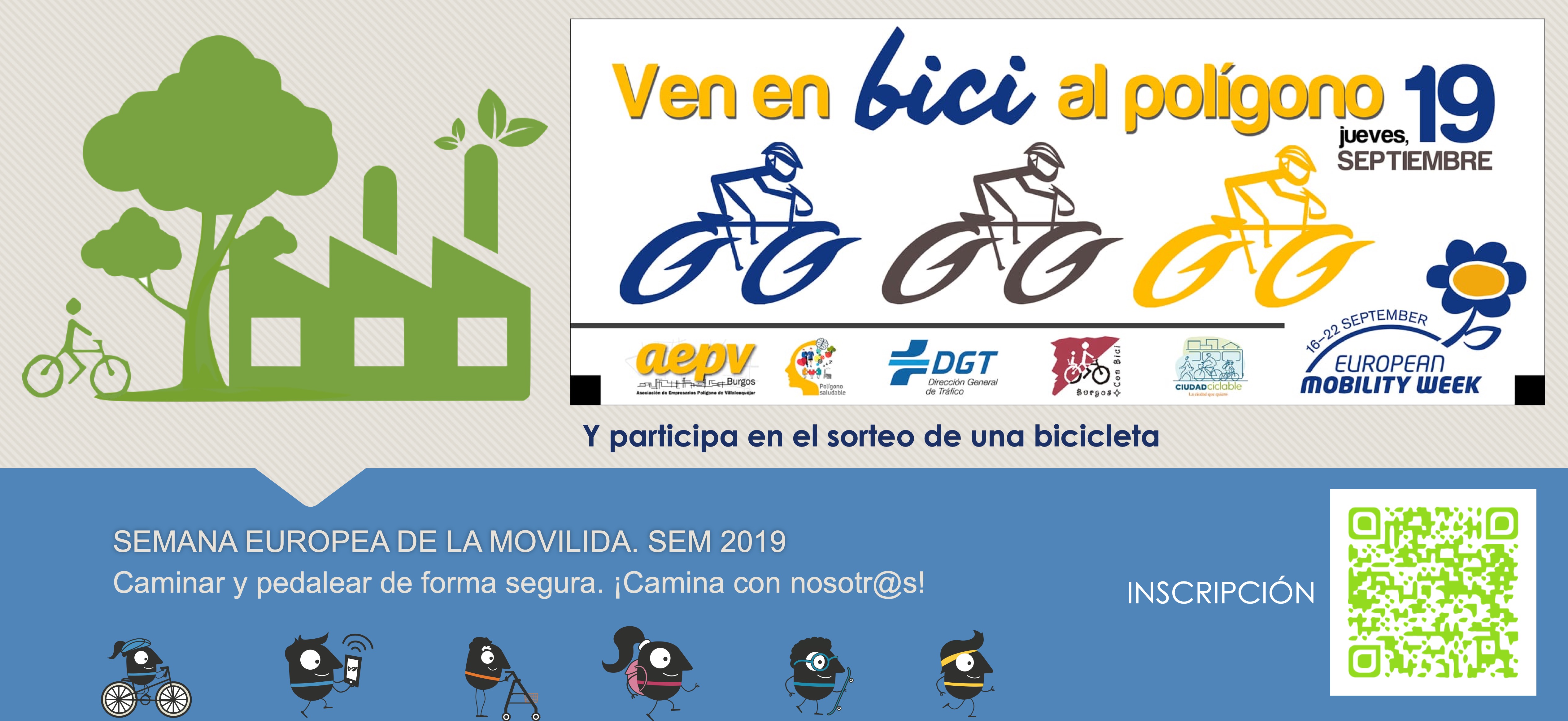 Jueves 19 de septiembre de 2019. Participa en el concurso de una bicicleta.