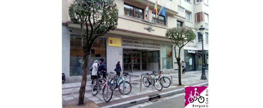 Aparcabicis en Burgos