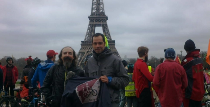 Embajadores de BCB en París Burgos Con Bici en París