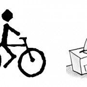 Bici y urna electoral