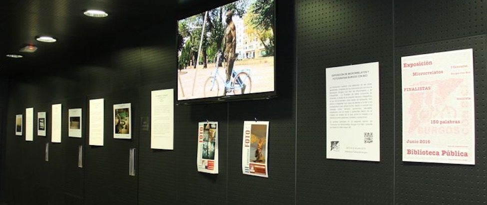Sala de exposiciones de la Biblioteca pública. Plaza de San Juan