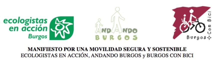 Banner Manifiesto por una movilidad segura y sostenible