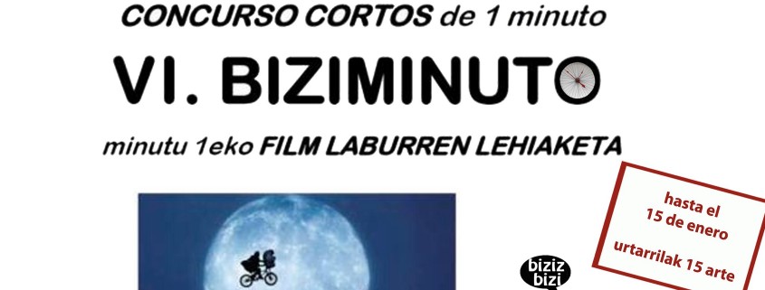 Cartel del VI Concurso de cortos de vídeo, BIZIMINUTO