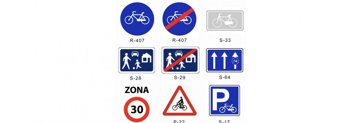 Algunas señales específicas de circulación ciclista