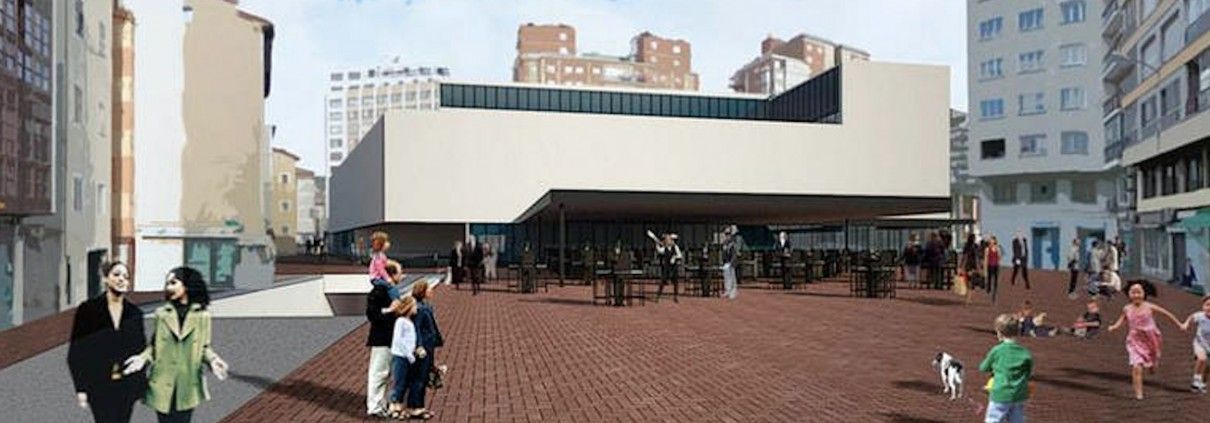 Proyecto remodelación mercado norte de burgos y C/ Hortelanos peatonal
