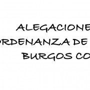 Alegaciones a la Ordenanza de Movilidad. Burgos Con Bici