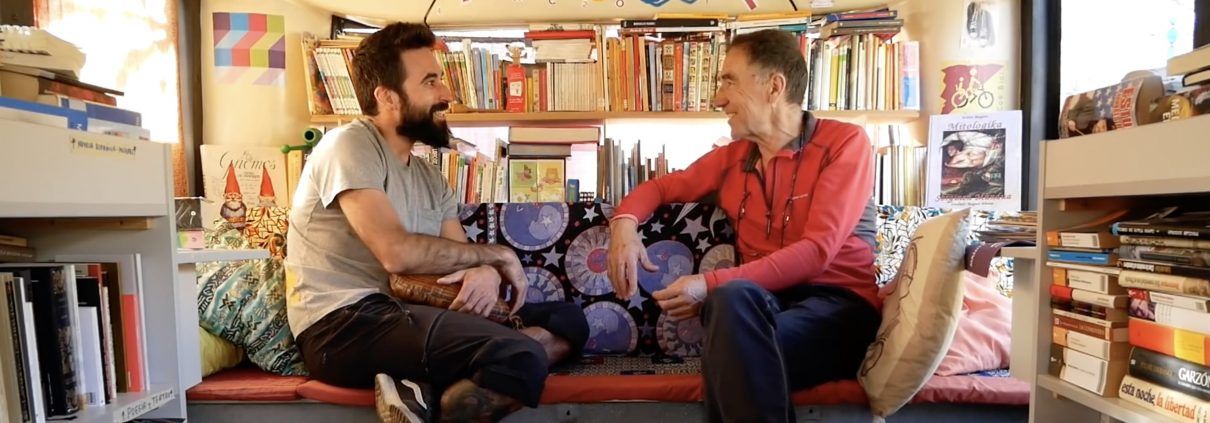 Pablo Calvo (Bikecanine) Entrevista a Markina en BiblioTejo