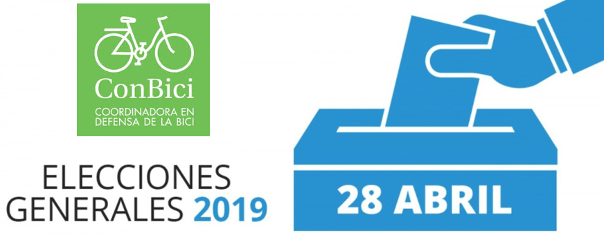 Urna y mano votando. Logo de conbici