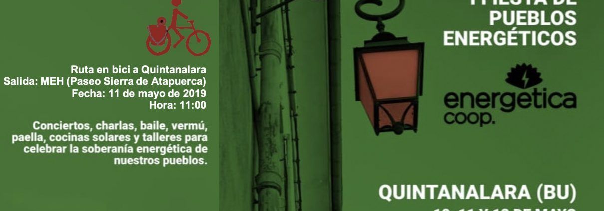 I Fiesta Pueblos energéticos. 10, 11 y 12 de mayo