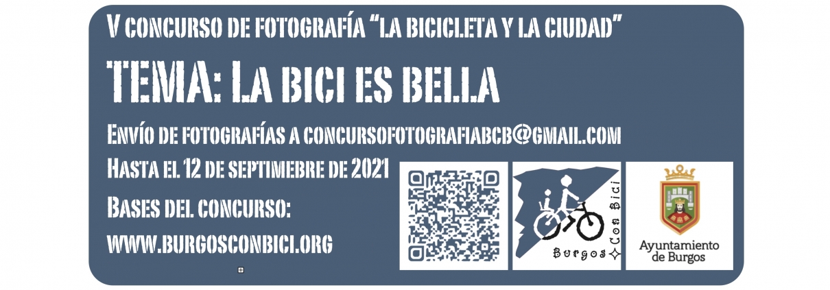 V Concurso de fotografía la bicicleta y la ciudad. Tema: La bici es bella
