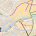 Detalle del mapa de vías ciclistas en uso y propuestas del centro de Burgos
