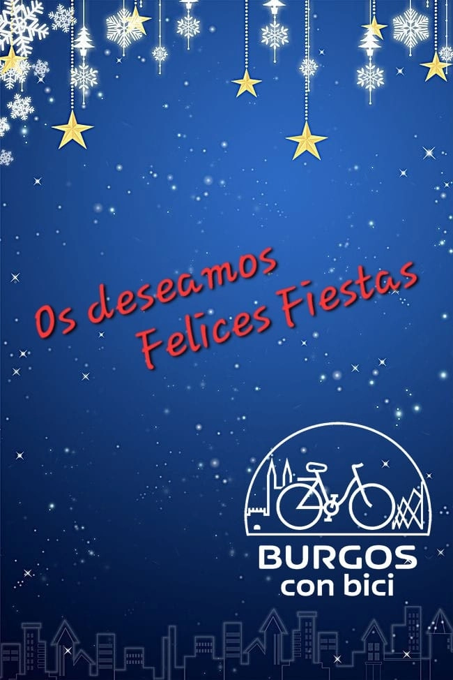 Felices Fiestas. Burgos con Bici